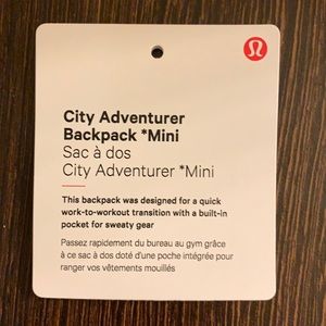 Lululemon City Adventurer Backpack Mini 10 L